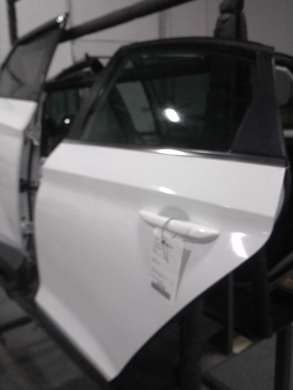 2019 Hyundai Sonata Left Rear Door White OEM 665920 67K Miles