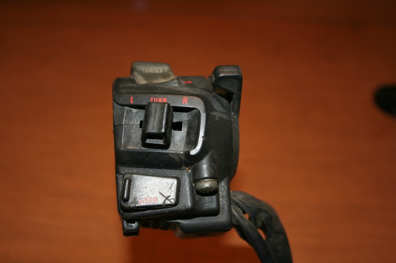 1991 honda VFR750F Leftside Turn Start Light Choke Control Switch OEM 91