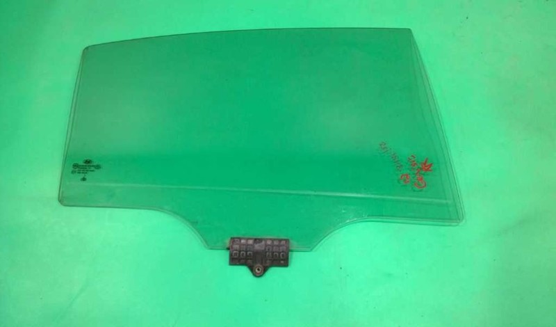 09-14 GENESIS PASSENGER RIGHT REAR TEMPERED WINDOW DOOR GLASS OEM 3430-128