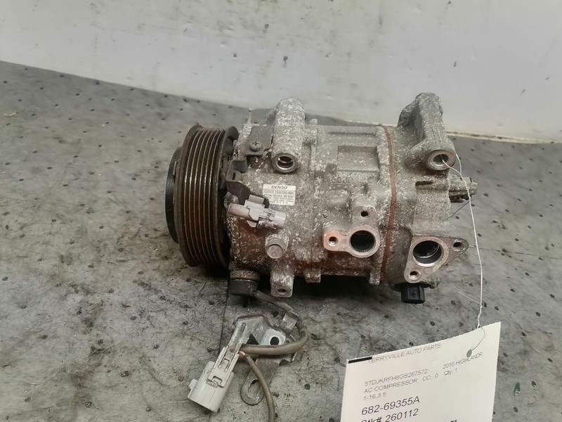 Air Conditioner AC Compressor VIN Z 5th Digit Fits 14-19 HIGHLANDER 1773120