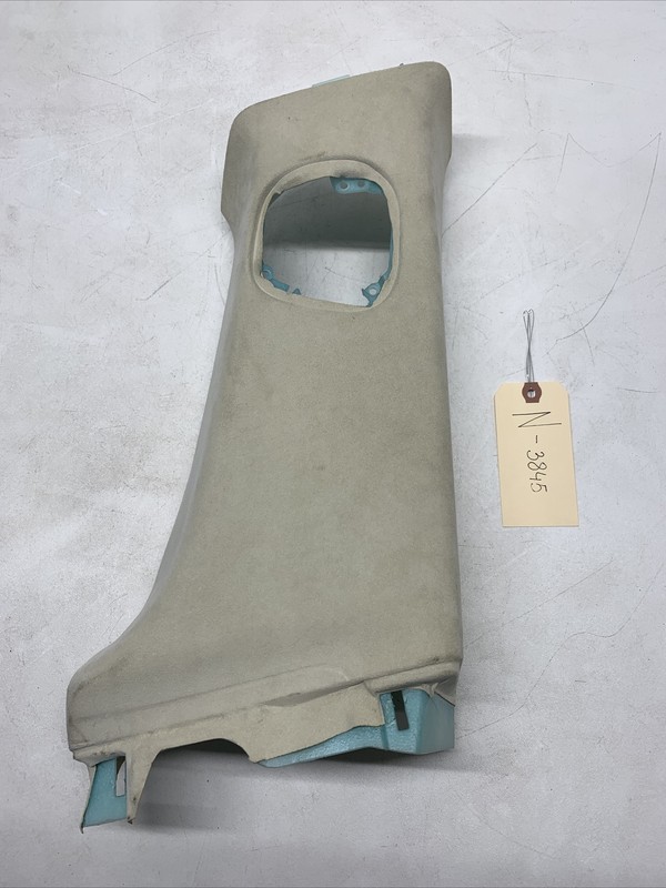12-20 TESLA MODEL S REAR RIGHT PASS SIDE B-PILLAR UPPER COVER TRIM, OEM 3845 U6