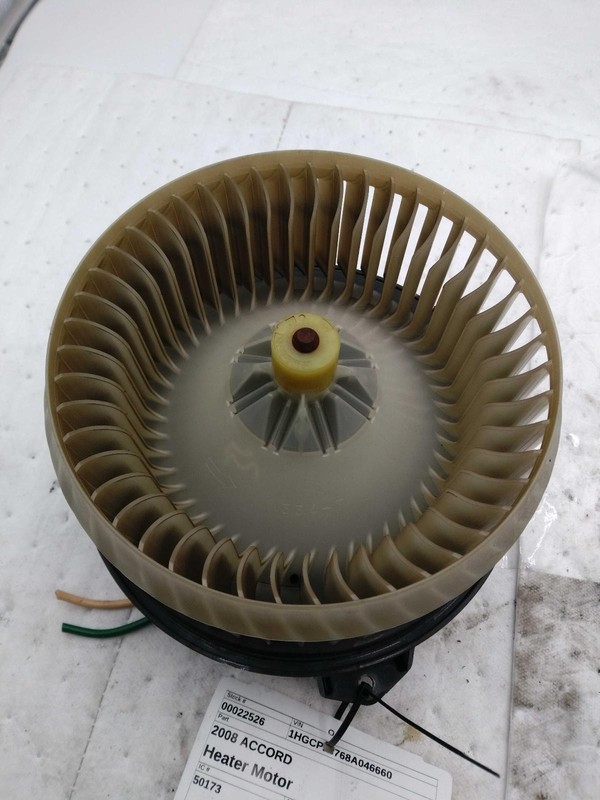 Used HVAC Blower Motor fits: 2008 Honda AccordGrade A