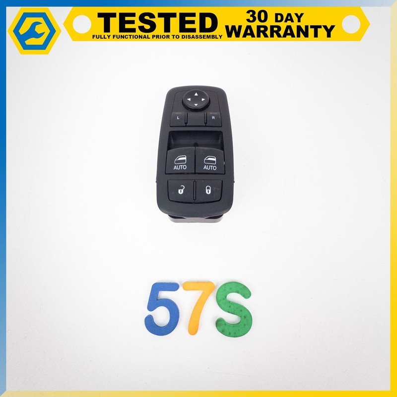 15-23 DODGE CHALLENGER FRON LEFT SIDE DOOR MASTER WINDOW CONTROL SWITCH OEM