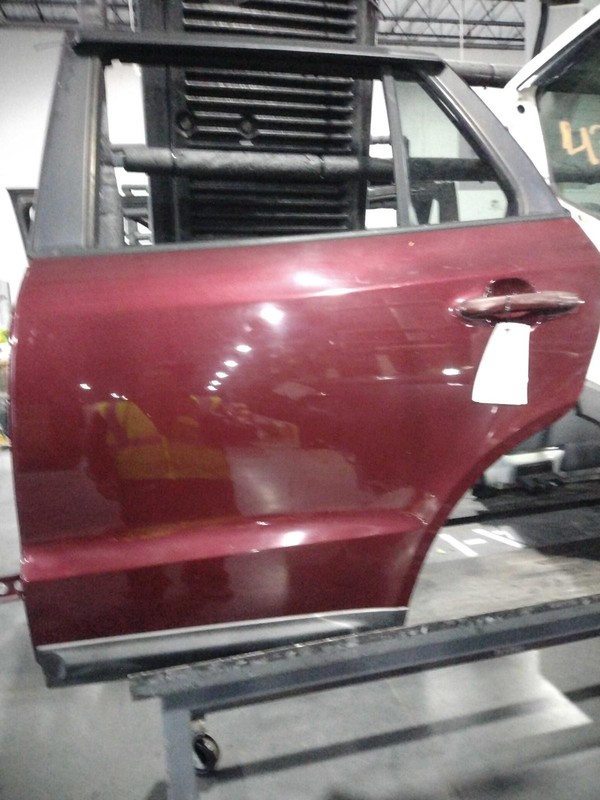 2008 Hyundai Santa Fe Left Rear Door Red 4DR SUV Good Condition 232694
