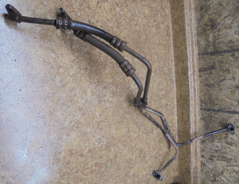 2002 Suzuki Eiger 400 4x4 Quad Runner Engine Oil Cooler Lines Hose Quadrunner F7