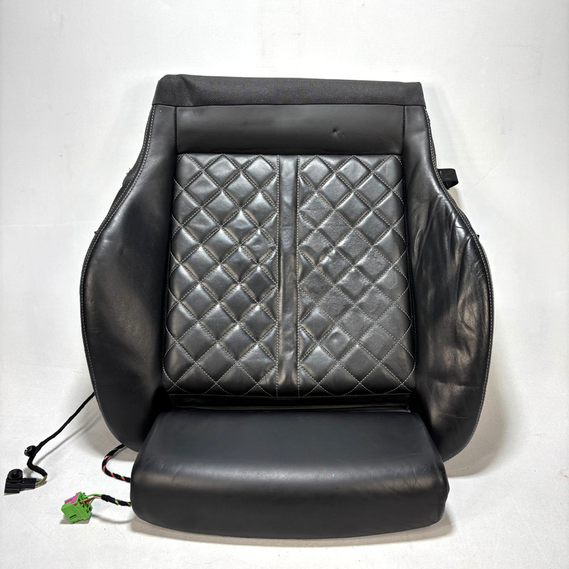📌 18-25 AUDI S5 COUPE FRONT RIGHT SEAT COVER BOTTOM CUSHION LOWER LEATHEROEM