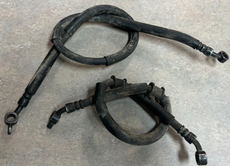 2008 2010 Kawasaki EX650C EX650 EX 650 Front Brake Caliper Hose Lines 2009 A3