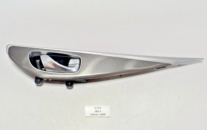 ✅ 14-17 OEM Infiniti Q50 Rear Right Passenger Interior Panel Trim Cover Handle