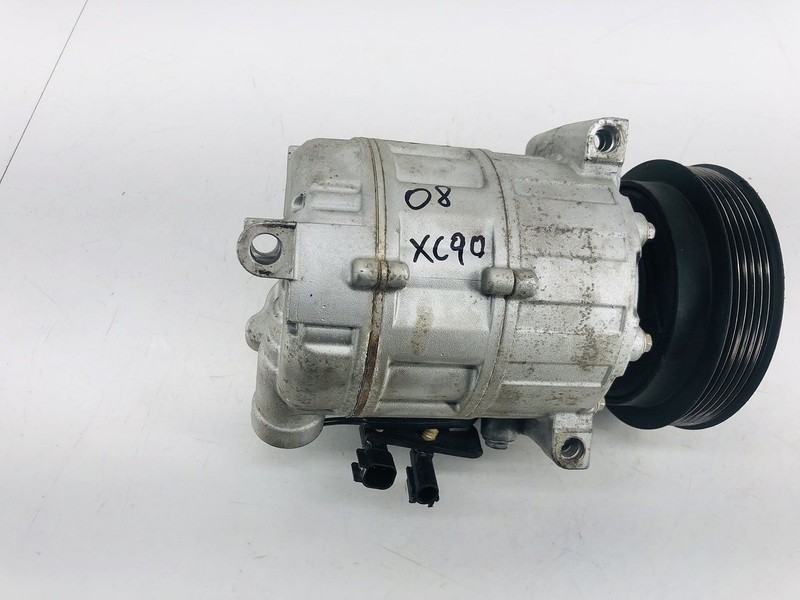 07-14 VOLVO XC90 3.2L L6 ENGINE AC A/C AIR CONDITIONING COMPRESOR W/ CLUTCH OEM