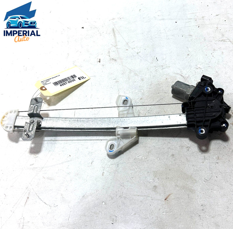 HONDA ACCORD REAR LEFT DRIVER SIDE DOOR WINDOW REGULATOR & MOTOR OEM 2018-2020