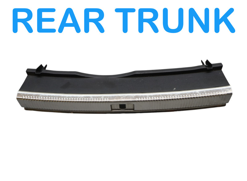 12-18 Audi A7 Rear Trunk Latch Sill Scuff Plate Cover Panel Trim 4G8863471 Oem