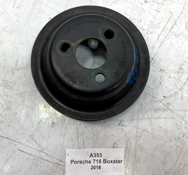 ✅ 2009-2024 OEM Porsche 718 Boxster 982 Engine Coolant Water Pump Pulley 36k