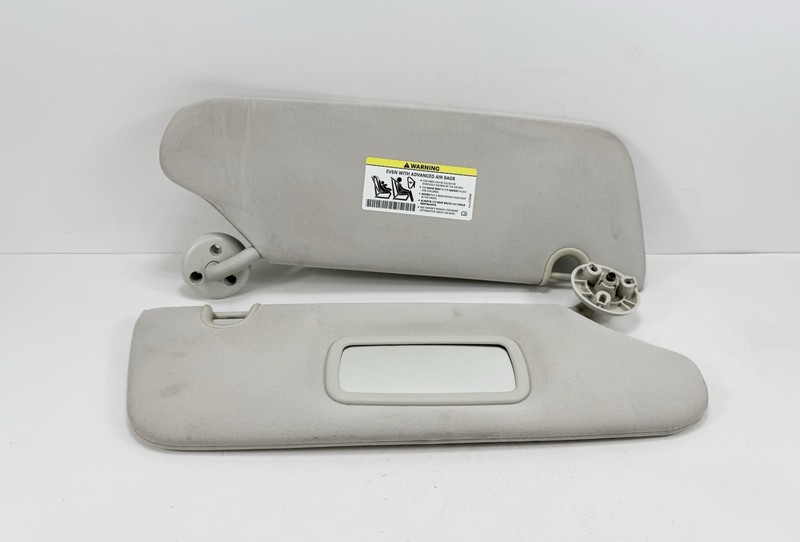 2008–2016 Grand Caravan Town & Country Sun Visor Shade Set Pair Gray L & R OEM