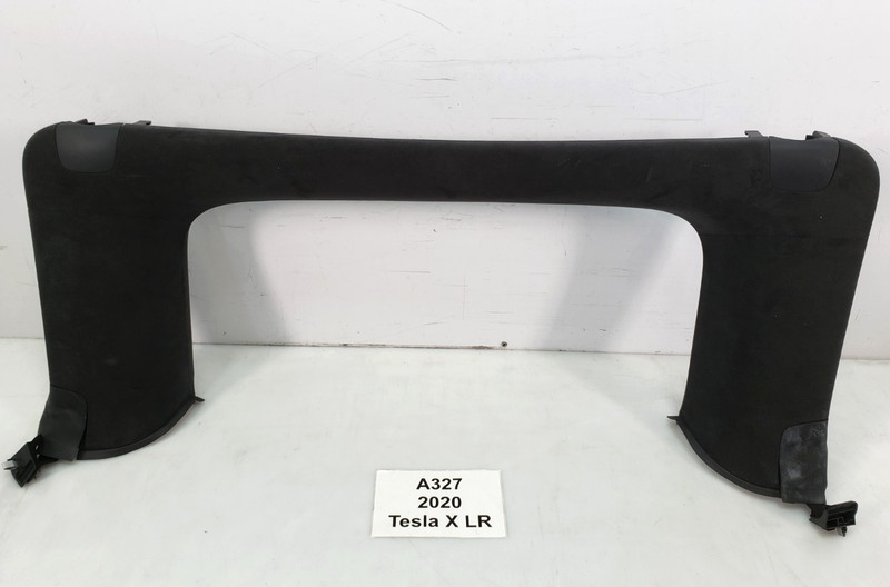 ✅ 16-20 OEM Tesla Model X Rear Right Passenger Falcon Door Upper Alcantara Trim