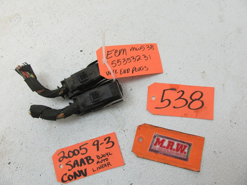 WIRE PLUG CONNECTOR PIG TAIL 55353231 SAAB 9-3 ENGINE COMPUTER CONTROL ECM ECU