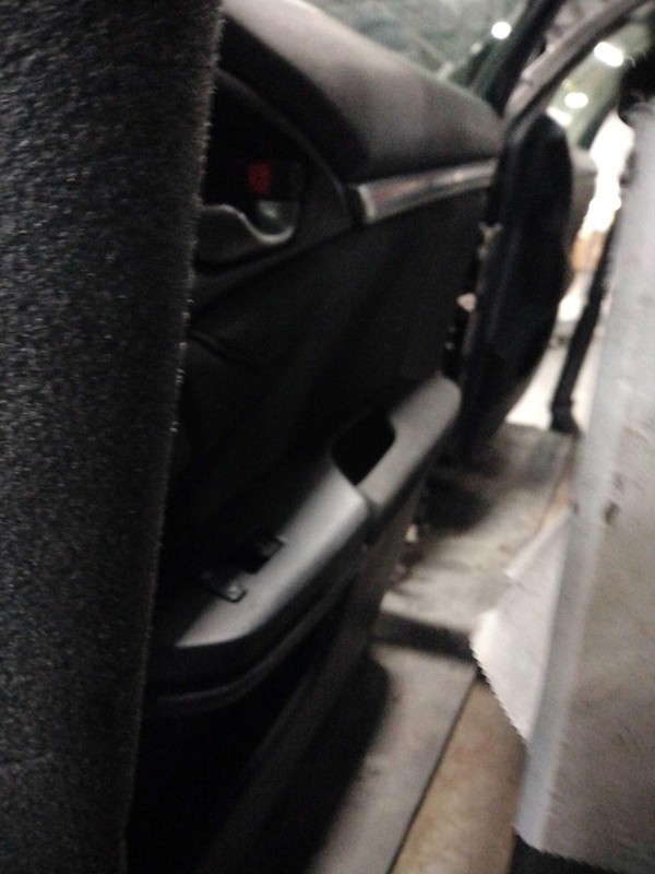 2018 Honda Civic Right Door Black 4DR HTBK Used OEM Part 627397 143K Miles