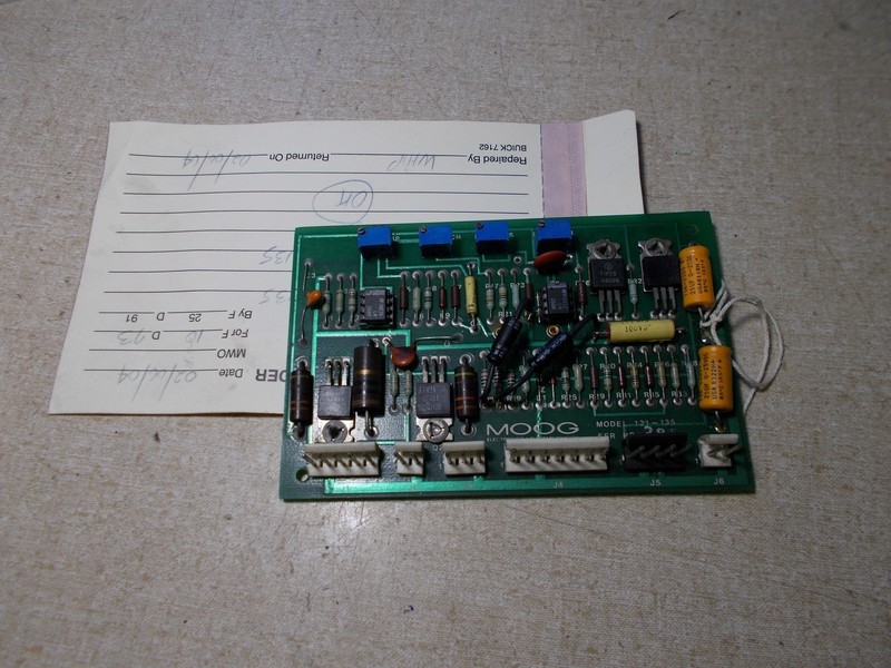 MOOG 121-135 Servo Amplifier Circuit Board A43728-1 *FREE SHIPPING*