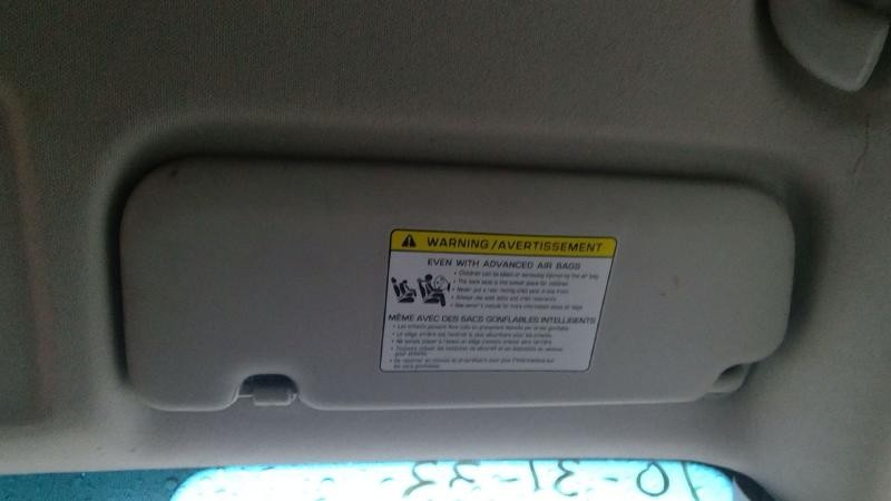 Sun Visor KIA FORTE Right 17 18