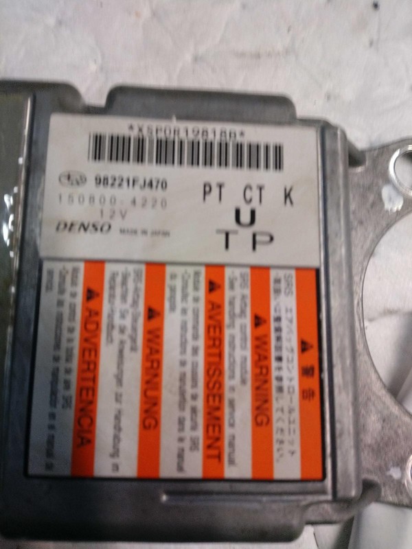 Used Air Bag Module fits: 2015 Subaru Impreza Air Bag under console 2.0 Grade A