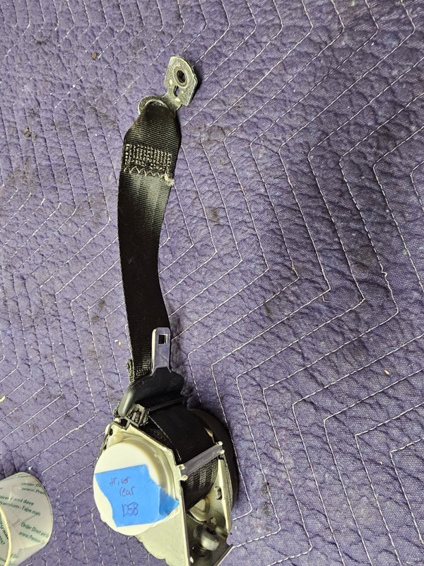 2017 Ford Focus Driver LH Left Charcoal Black-FW Rear Seat Belt Retractor