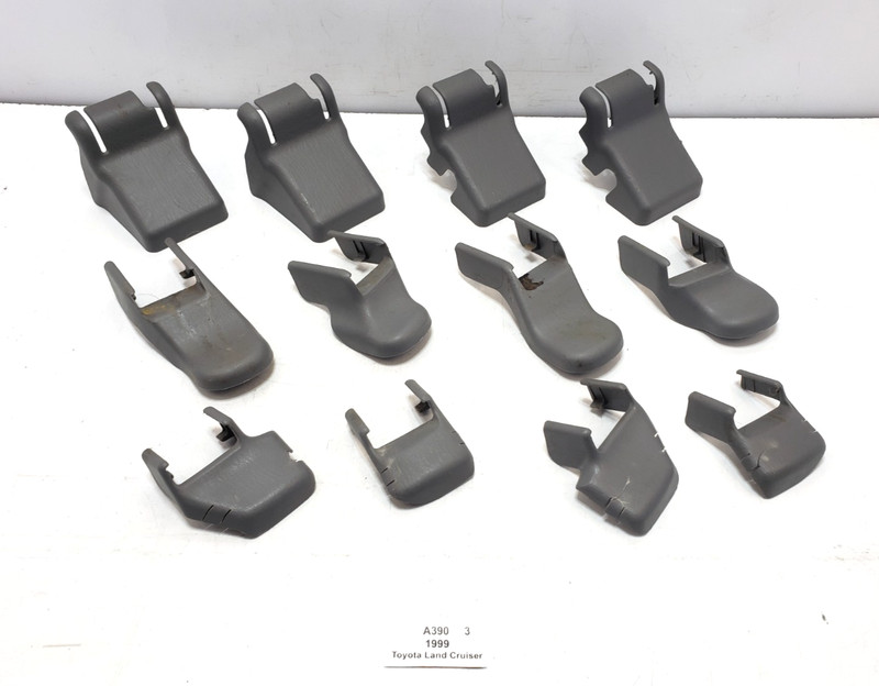 ✅ 98-02 OEM Toyota Land Cruiser J100 Front Rear Seat Hinge Track Cover SET*