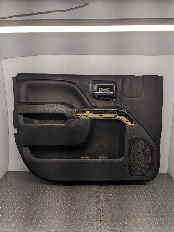 2014 - 2018 GMC Sierra 1500 Driver LH Left Black Front Door Trim Panel 1173809