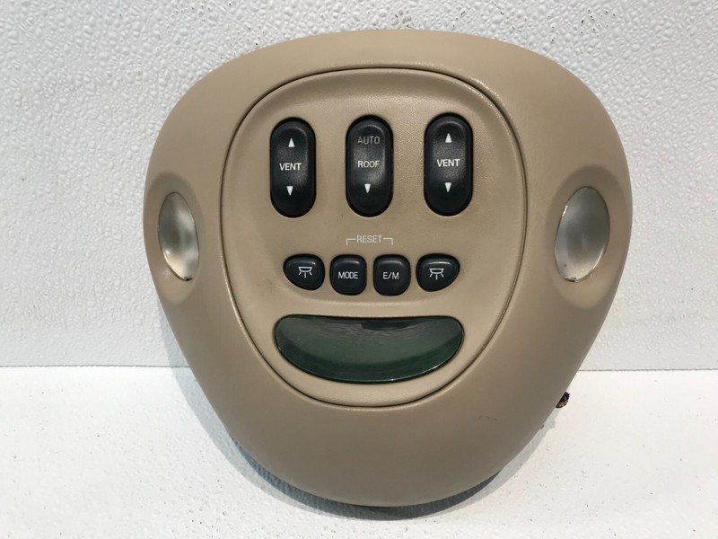97-02 Expedition Navigator Overhead Console With Display And Sunroof Switch OEM