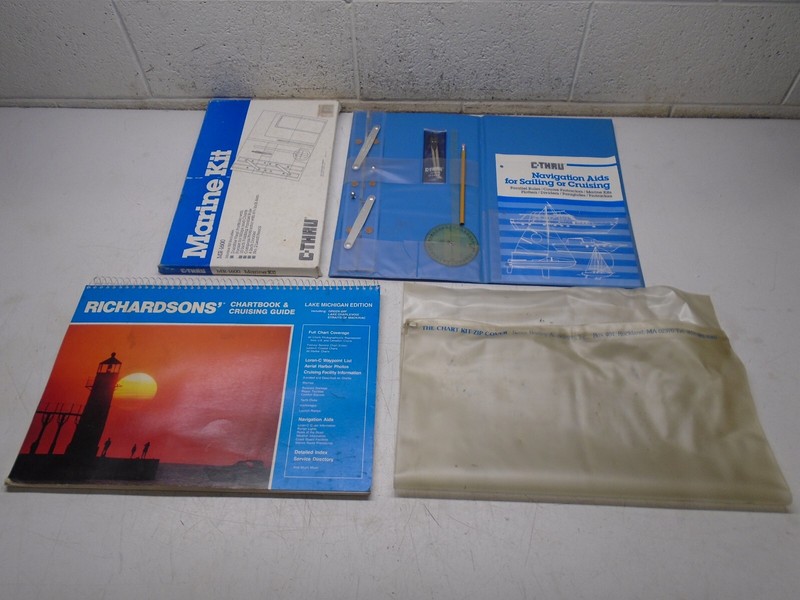 W6 Richardsons' Chartbook & Cruising Guide C-Thru Marine Kit MR-1600 & Cover
