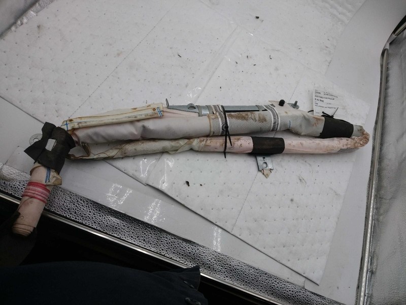 2015 Ford F150 Curtain Air Bag Right White OEM 417250 Used 87k Miles