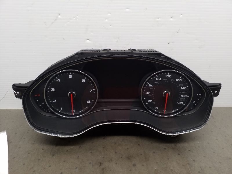 Speedometer Cluster 180 MPH Opt 9R1 Fits 12-15 AUDI A6 4G8920983E
