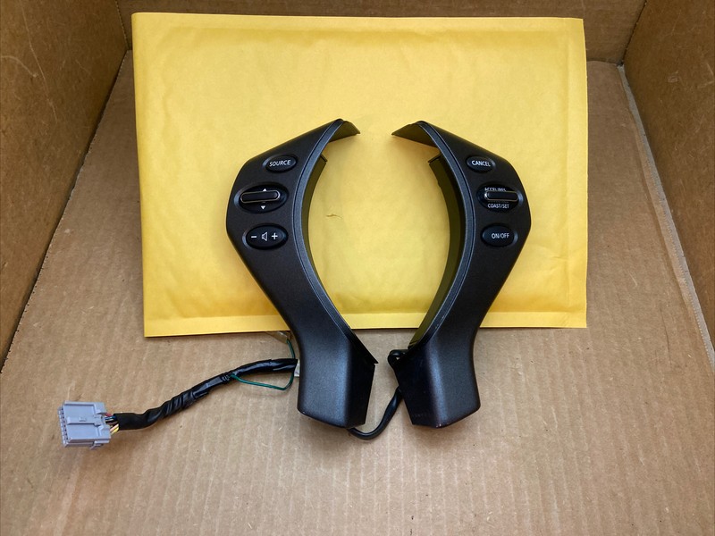 07-12 Nissan Altima Steering Wheel Cruise Control Switch Buttons Charcoal