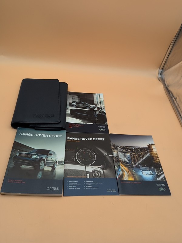 2012 Land Range Rover Sport HSE Supercharged Owners Navigation Manual Book Set