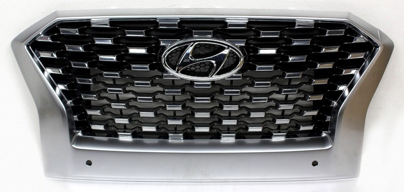 OEM Upper Grille Insert For 2020-2022 Hyundai Palisade 86350-S8160, Corner Crack