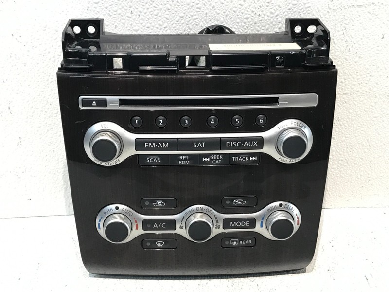 09-14 Maxima Dash Radio CD AM FM Temp Climate Control Panel OEM 68260-9D85F