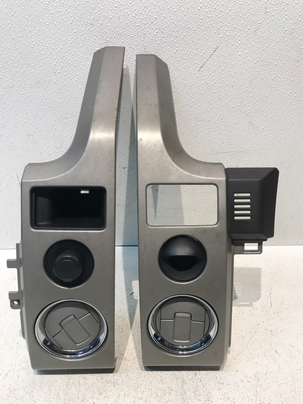 09-14 F150 Silver Dashboard Dash Pair LH RH Heat AC Air Vent Trim Panels OEM