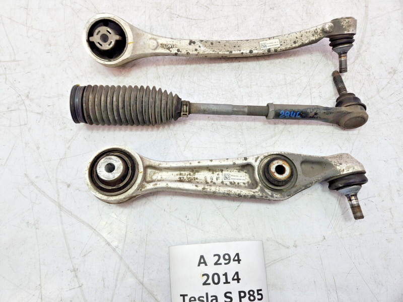 ✅ 12-20 OEM Tesla Model S Front Left Driver Lower Control Arm W/ Tie Rod SET