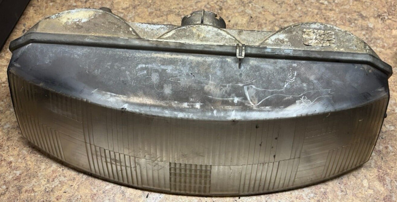 1990 Polaris RMK 700 Indy Snowmobile Headlight Head Light BURNT Z8