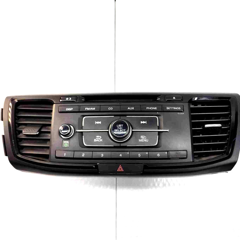 2016 Honda Accord Sport Radio Stereo CD Player Receiver Faca Panel 39100T2FA101