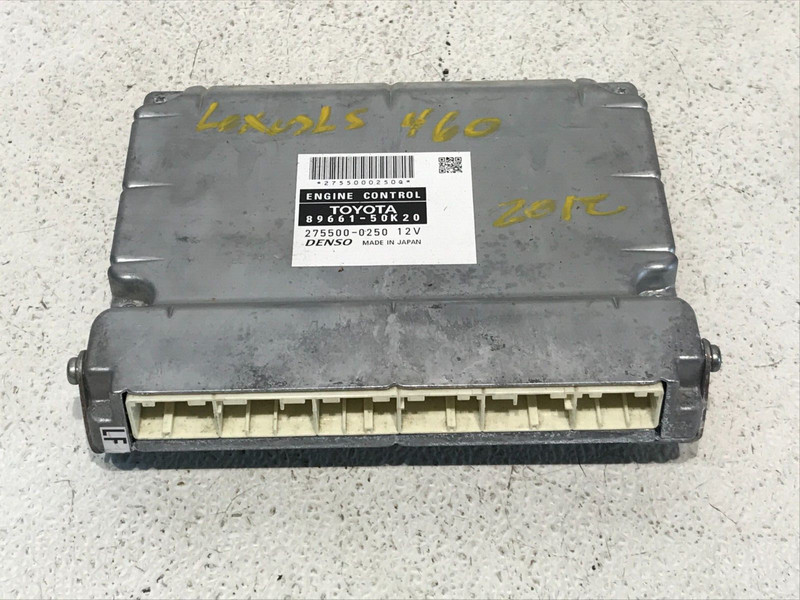 09-12 LEXUS LS 460 J ENGINE CONTROL UNIT ECU ECM PCM OEM 89661-50K20