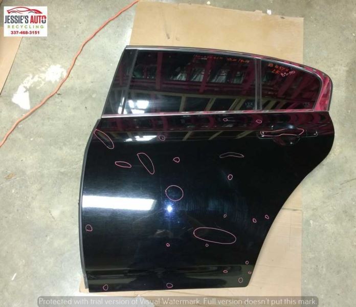 09 10 11 12 13 INFINITI G37X SEDAN DRIVER LEFT REAR DOOR OEM BLACK BS-140