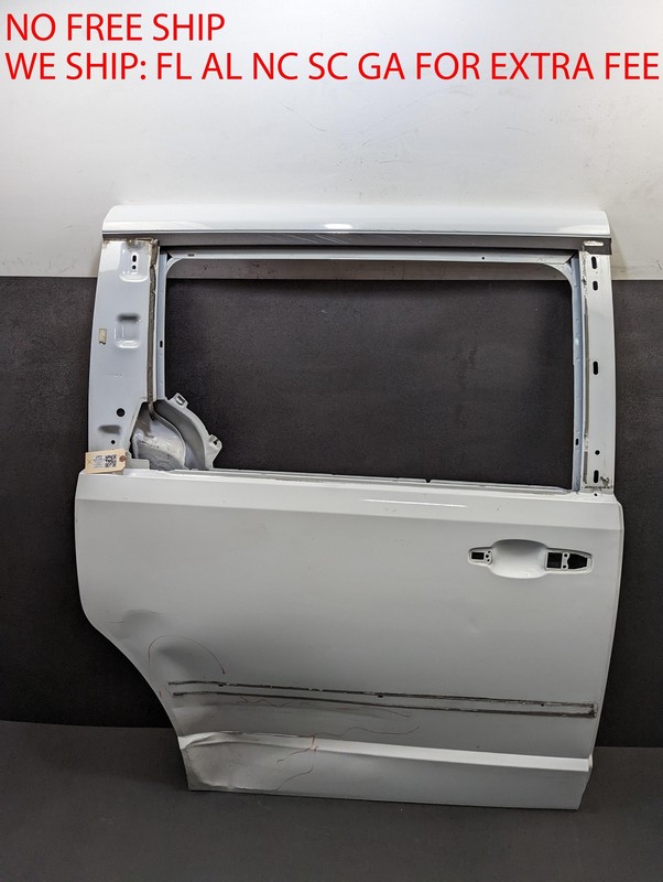 Rear Right Door Shell 2017 Dodge Caravan Grand 2011 - 2020 X