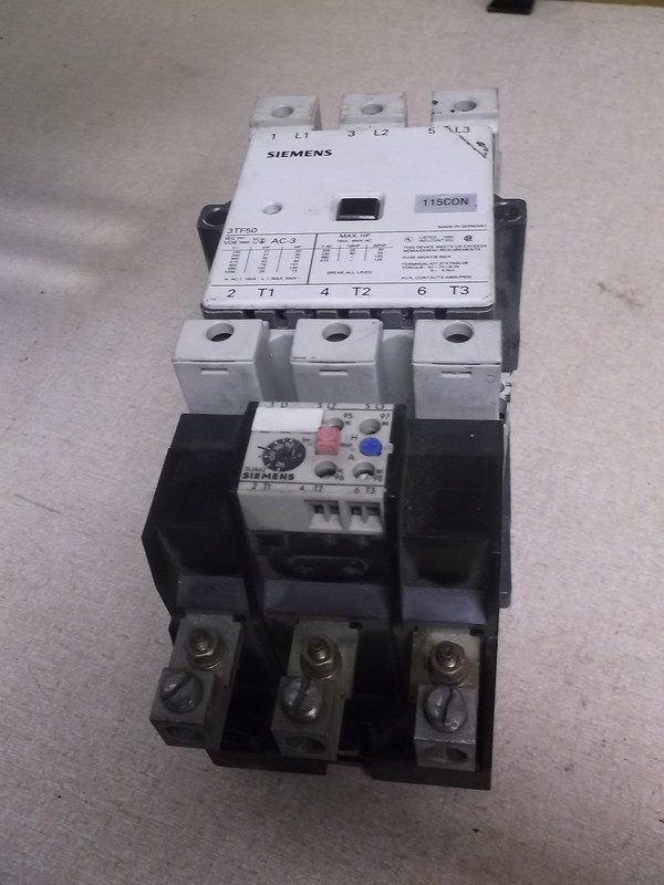 Siemens 3TF5022-0AK6 Coil Contactor 3UA62 13-2X 80-100A 600VAC *FREE SHIPPING*