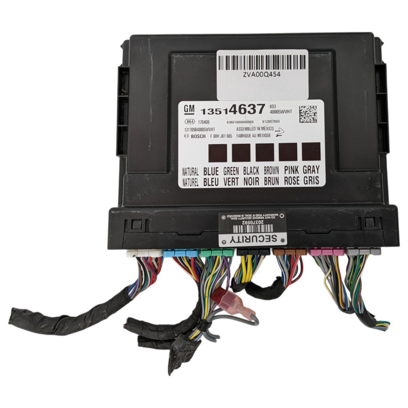 2017-18 Cadillac XT5 3.6L Body Control Module Computer BCM 3514637 PROGRAMMED