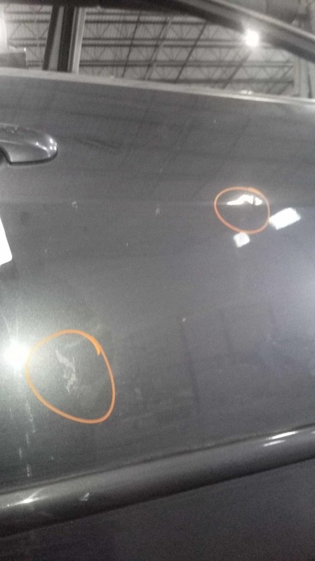2007 Honda Accord Right Front Door Blue SCRATCH & DENT 142K Miles OEM Part
