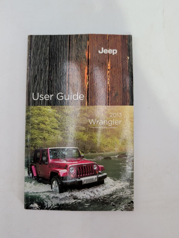 2013 JEEP WRANGLER OWNERS MANUAL With FREE SHIPPING