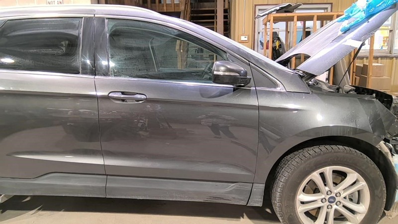 Passenger Front Door Tempered Glass Fits 15-24 EDGE 3652047