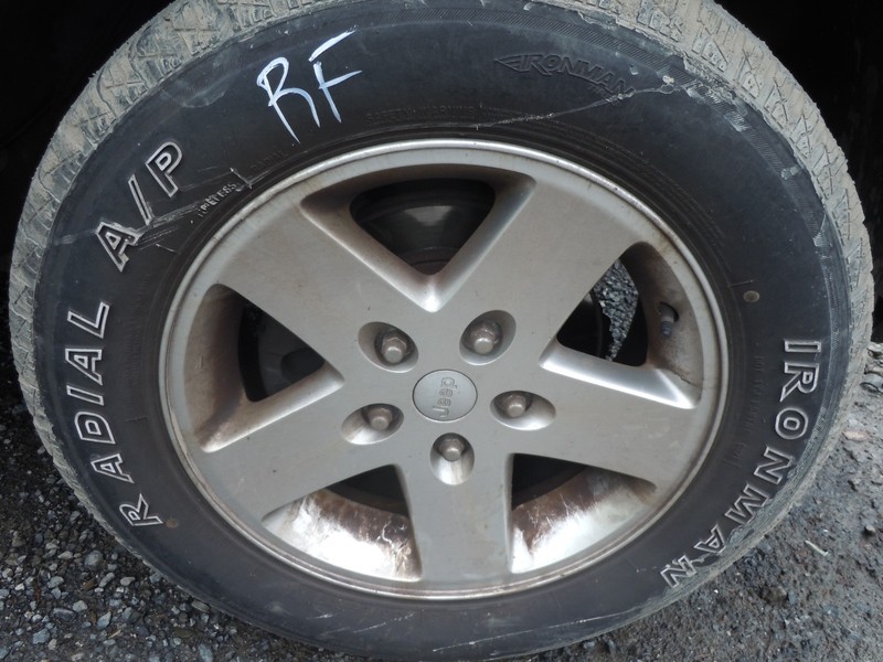 2001 01 Jeep Grand Cherokee 17x7.5 Aluminum Wheel Rim 5 Spoke OEM