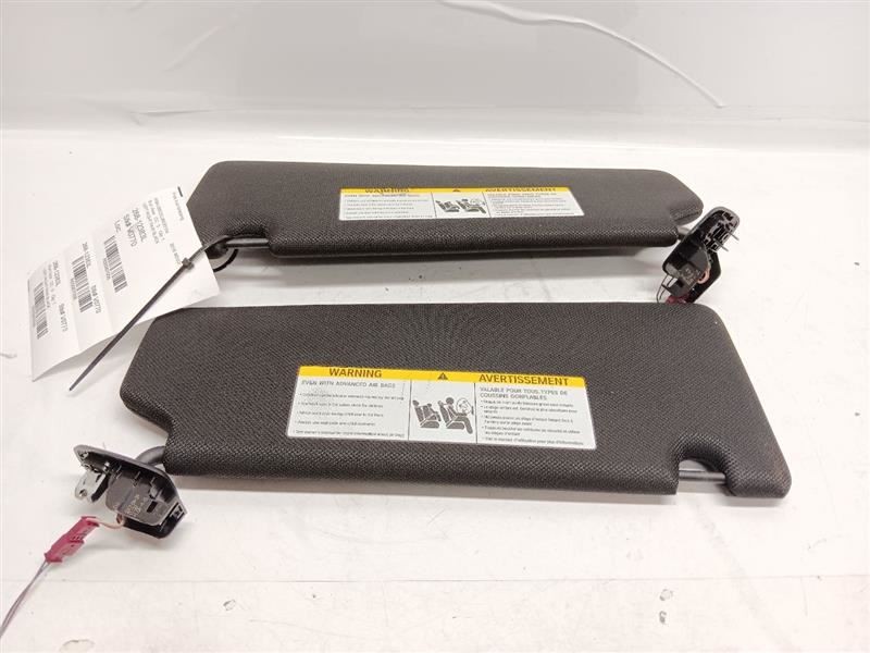 17-20 BMW G30 530i 540i M550i Sun Visor Set Left Right Pair Black