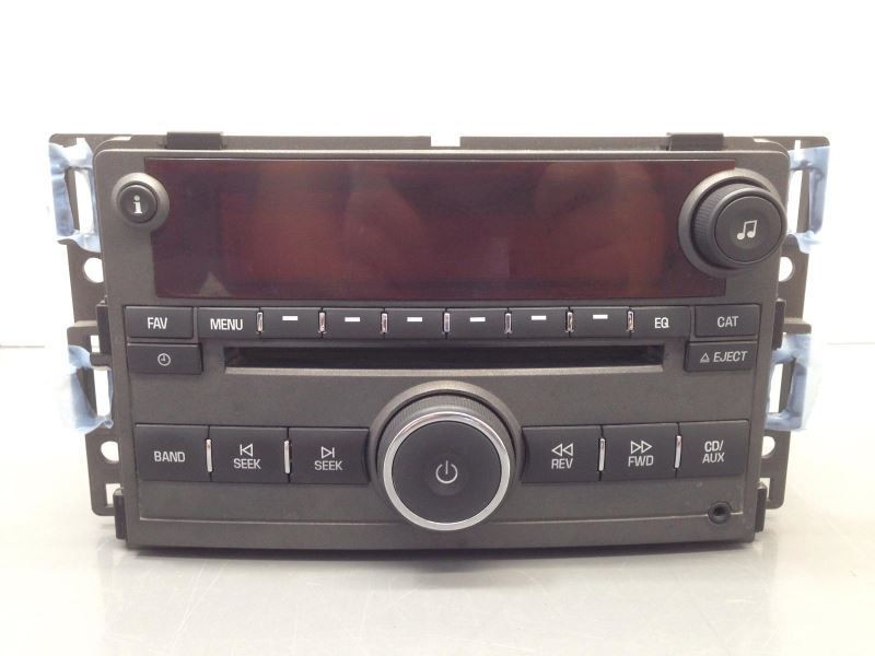 Radio Receiver AM-FM-CD-MP3 Opt US8 15948188 Fits 2007-2008 Saturn Aura 58104