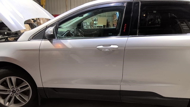 Driver Front Door Tempered Glass Fits 15-24 EDGE 3658433
